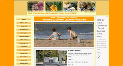 Desktop Screenshot of fun-learning-activities-for-children.com